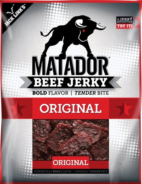 slide 1 of 1, Matador Beef Jerky Original, 3 oz