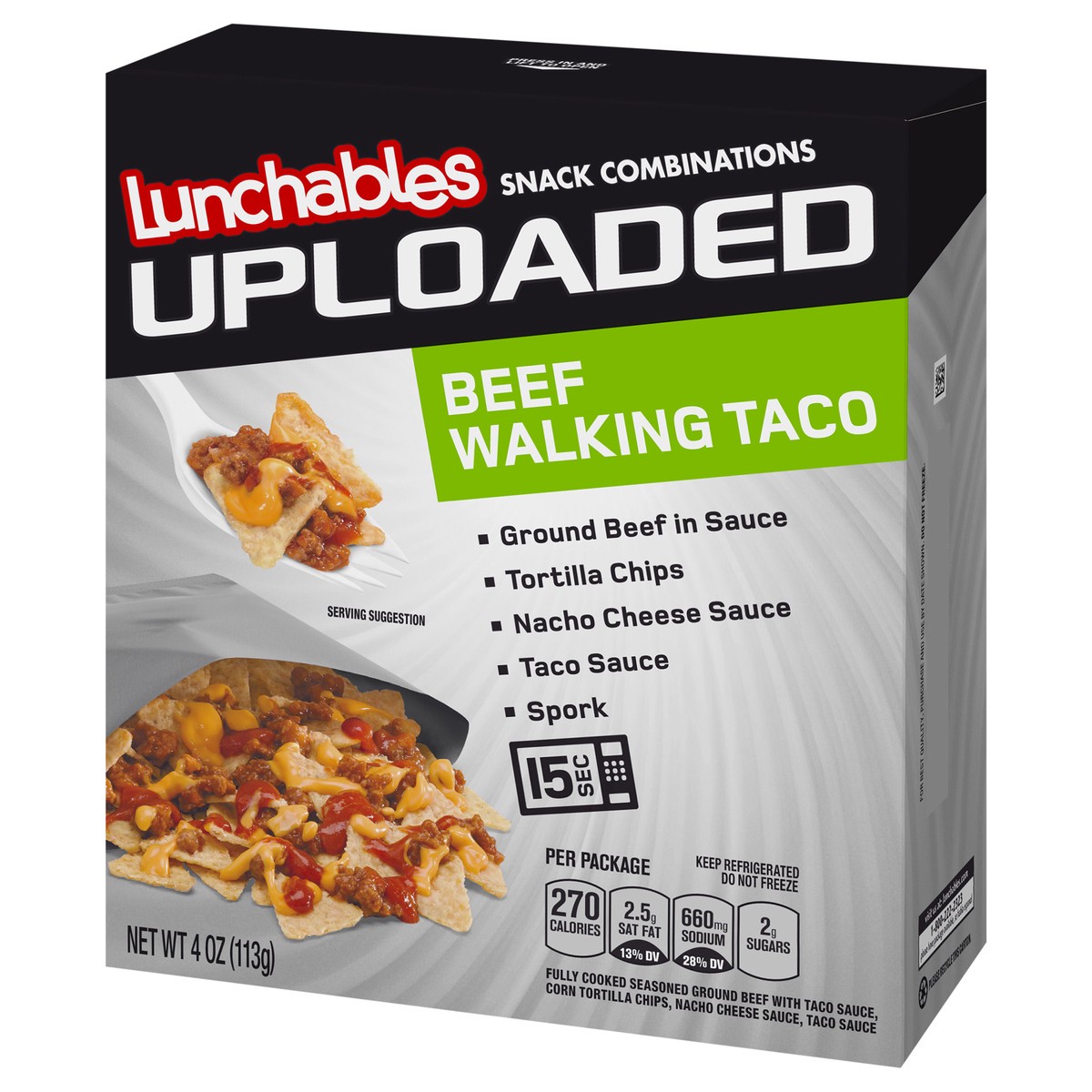 slide 5 of 14, Oscar Mayer Uploaded Beef Walking Taco Lunchable, 4 oz
