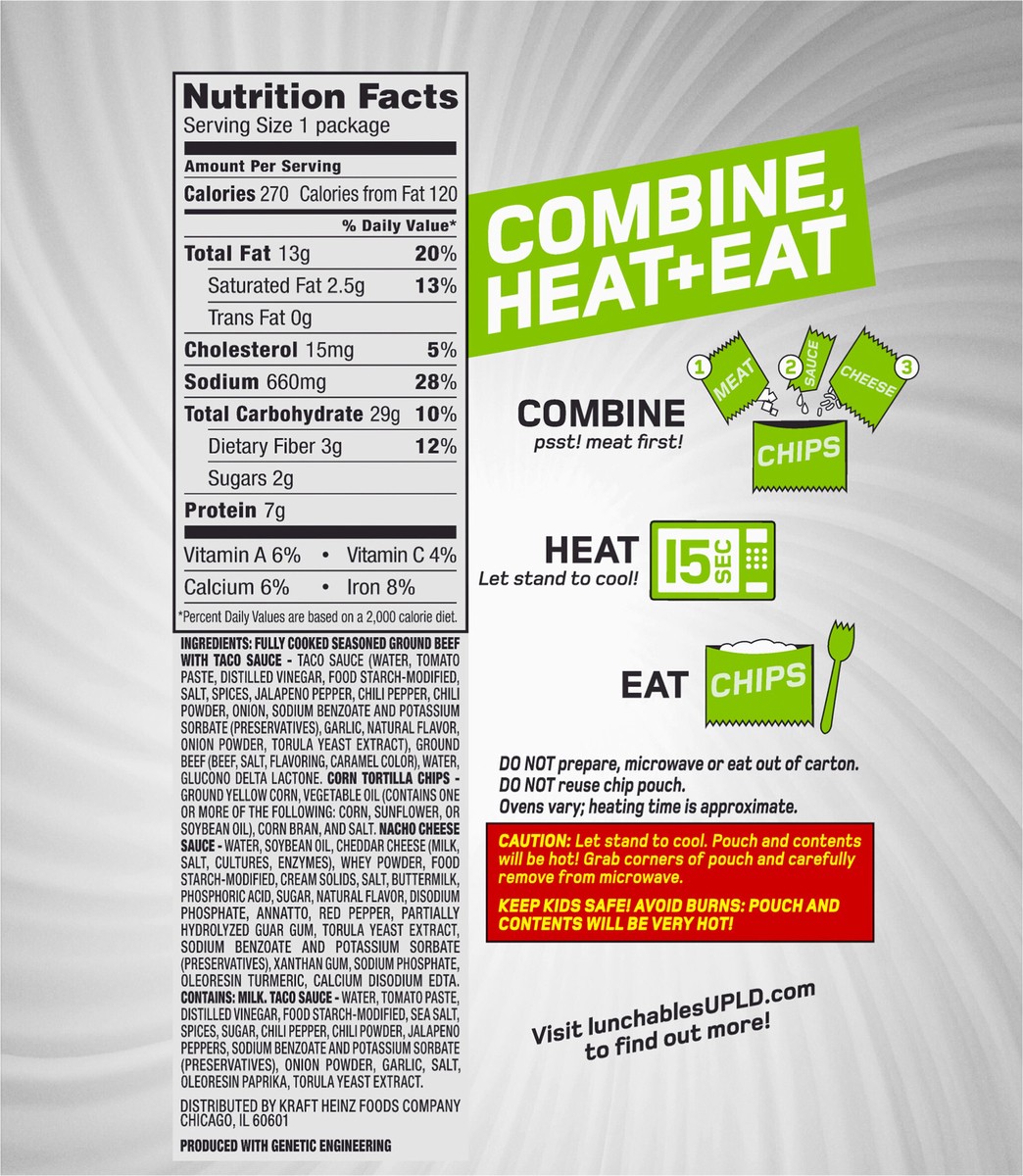 slide 10 of 14, Oscar Mayer Uploaded Beef Walking Taco Lunchable, 4 oz