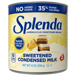 Splenda Sweetened Condensed Milk 14 Ounces