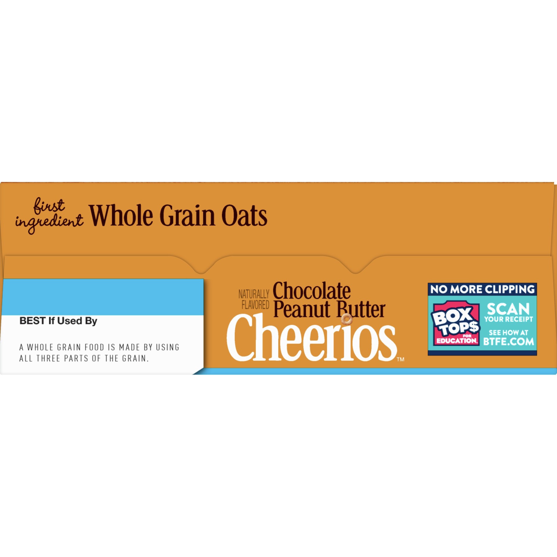 slide 7 of 10, Cheerios Chocolate Peanut Butter Cheerios Breakfast Cereal, Family Size, 18 OZ, 18 oz