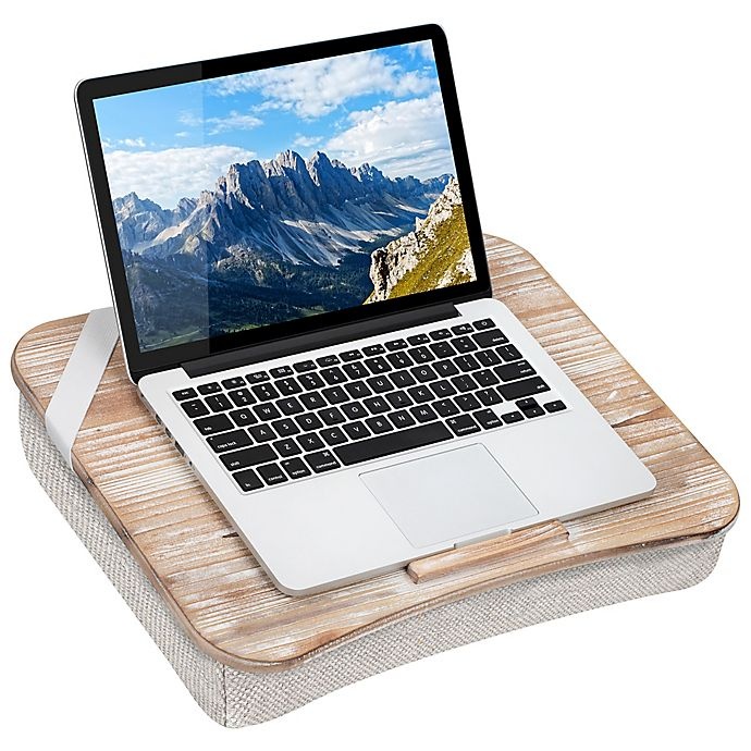 slide 3 of 6, LapGear Heritage Lap Desk - White Wash, 1 ct