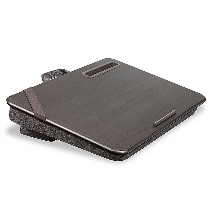 slide 2 of 5, Lapgear Large Deluxe Elevation Lap Desk - Linen Gray, 1 ct