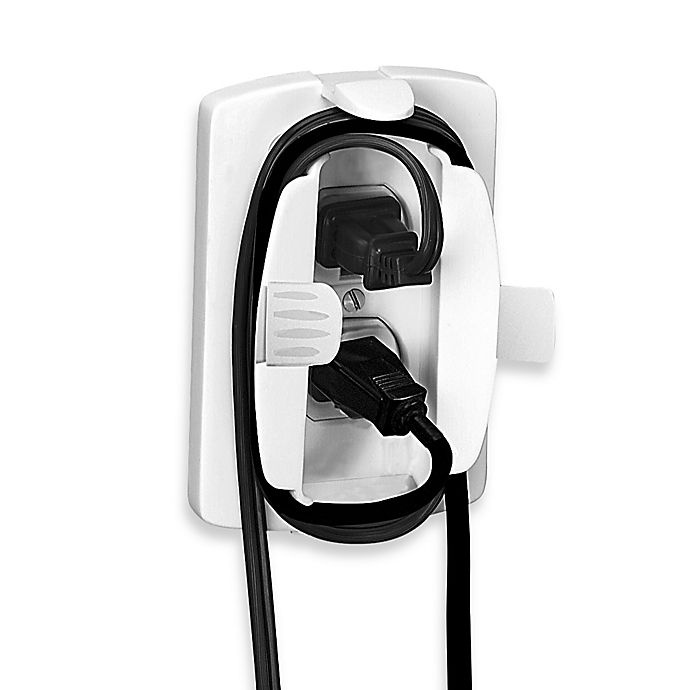 slide 1 of 2, Safety 1st Outlet Cover with Cord Shortener, 1 ct