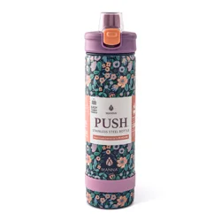 Manna Push Tumbler Embossed Peonies, 26oz