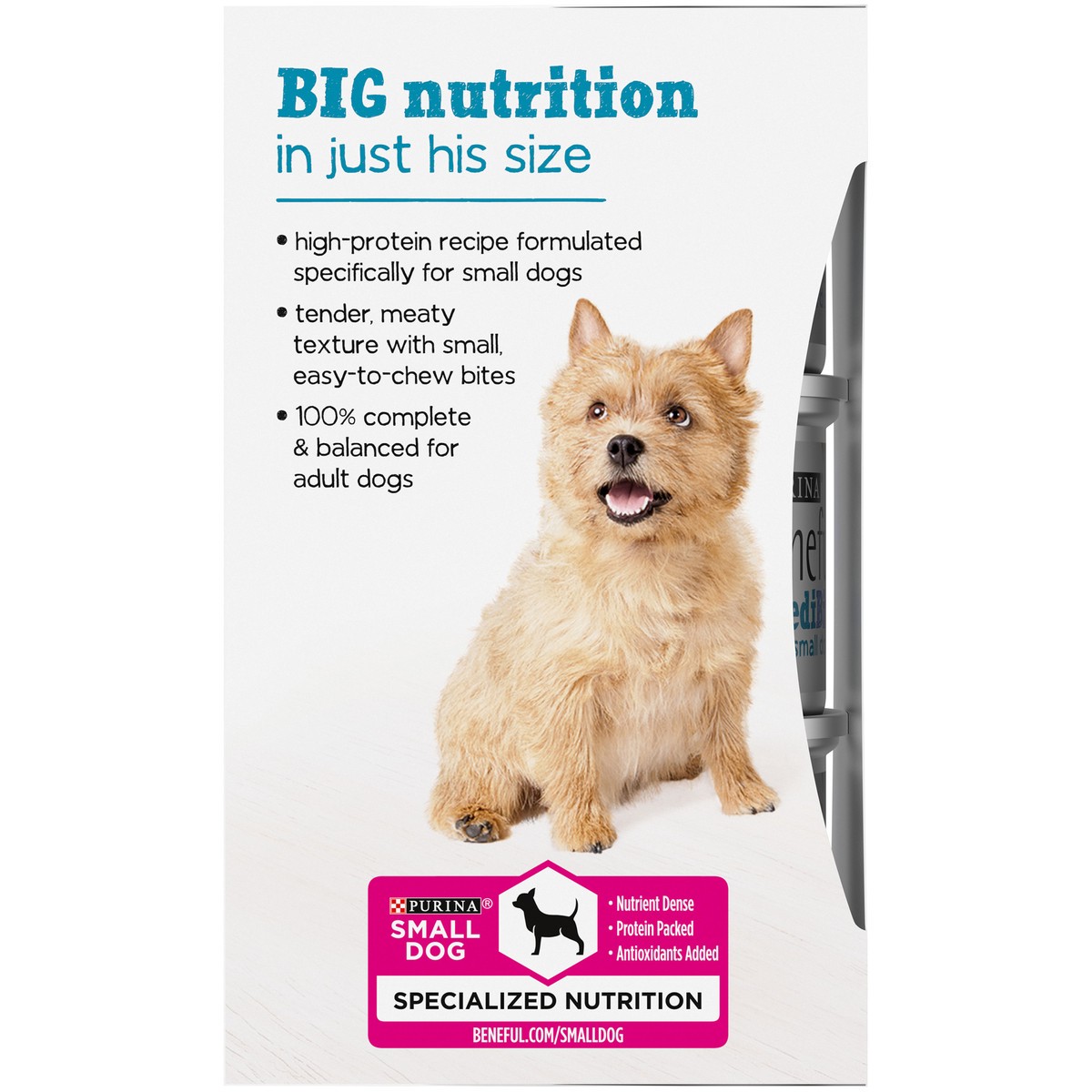 slide 9 of 9, Beneful Purina Beneful Small Breed Wet Dog Food With Gravy, IncrediBites with Real Beef, 9 oz