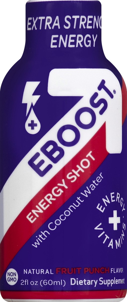 slide 4 of 4, EBOOST Fruit Punch Shot Dietary Supplement, 2 fl oz