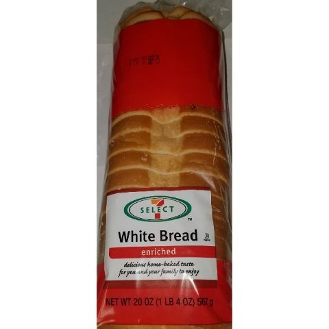 slide 1 of 1, 7-Select White Bread, 20 oz