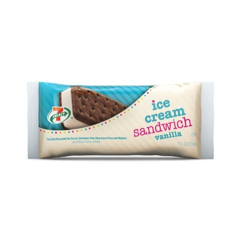 slide 1 of 1, 7-Select Ice Cream Sandwich, 6 oz