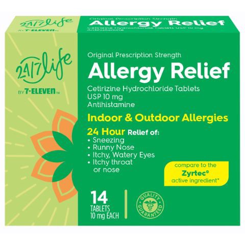 slide 1 of 1, 24/7 Life Allergy Relief 24Hr Tab, 1 ct