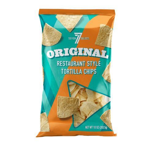 slide 1 of 1, 7-Select Original Restaurant Style Tortilla Chips, 10 oz