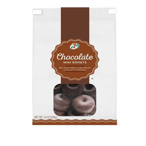 slide 1 of 1, 7-Select Mini Chocolate Donut Bag, 10 oz