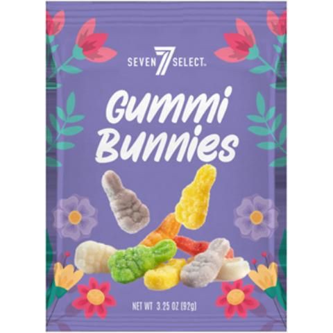 slide 1 of 1, 7 Select Easter Gummi Bunnies, 3.25 oz
