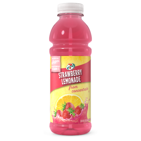 slide 1 of 1, 7-Select Strawberry Lemonade, 23.9 oz
