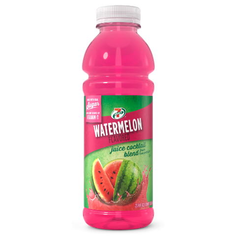 slide 1 of 1, 7-Select Watermelon Juice, 23.9 oz
