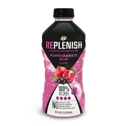 slide 1 of 1, 7-Select Sports Drink 7-Select Replenish Pomegranate Acai, 28 oz