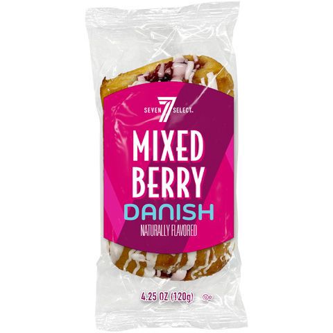 slide 1 of 1, 7-Select Danish Mixed Berry, 4.25 oz