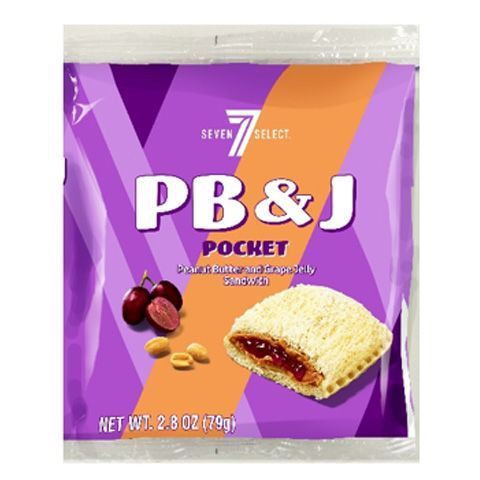 slide 1 of 1, 7-Select Pb&J Pocket - Grape, 2.8 oz