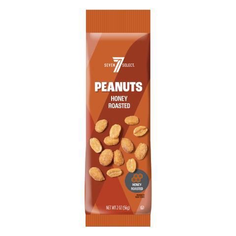 slide 1 of 1, 7 Select Honey Roasted Peanuts, 2 oz