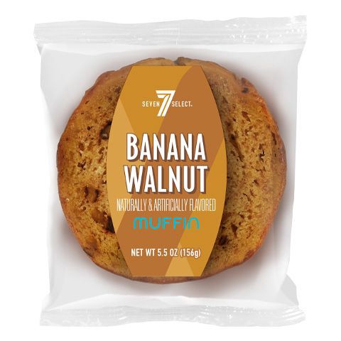 slide 1 of 1, 7-Select Bakery 7-Select Banana Walnut Muffin, 5.5 oz
