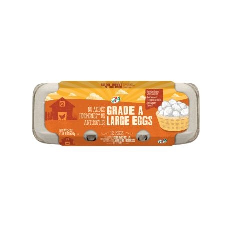 slide 1 of 1, 7-Select 7 Select Eggs Gradea Large, 1 ct