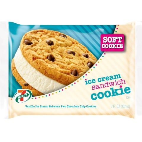 slide 1 of 1, 7-Select Cookie Ice Cream Sandwich, 7 oz
