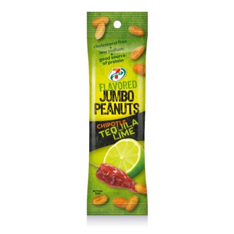 slide 1 of 1, 7-Select Tequila Lime Peanuts, 2.25 oz