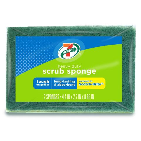 slide 1 of 1, 7-Select Heavy Duty Sponge, 1 ct
