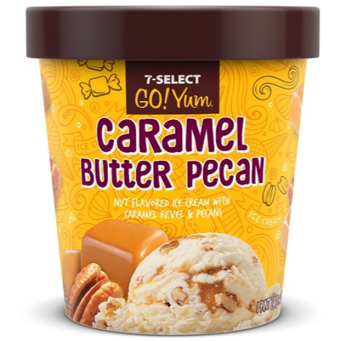 slide 1 of 1, 7-Select Goyum Caramel Buttered Pecan Pint, 1 pint