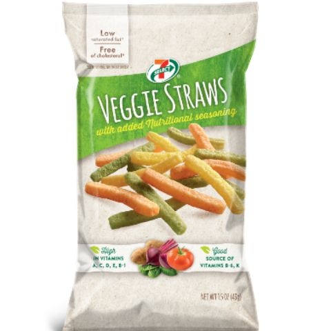 slide 1 of 1, 7-Select Veggie Straws, 1.5 oz
