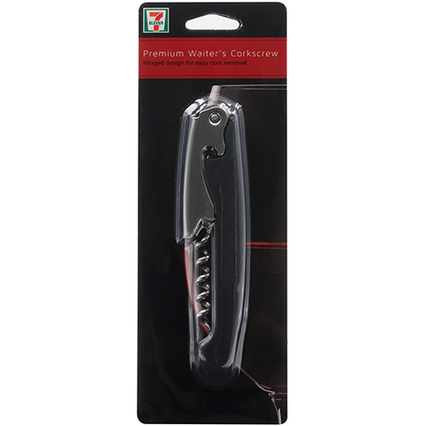slide 1 of 1, 7-Eleven Premium Waiters Corkscrew, 1 ct