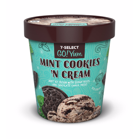 slide 1 of 1, 7-Select Mint Cookies N Cream Pint, 1 pint