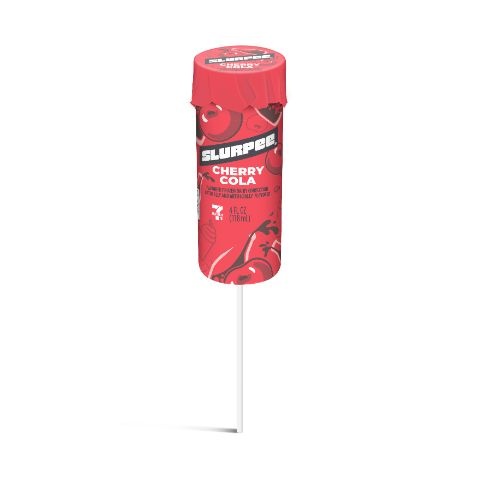 slide 1 of 1, 7-Eleven Slurpee Push Pop Cherry Cola, 4 oz