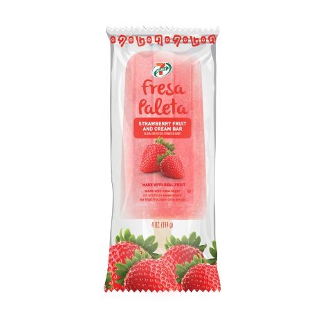 slide 1 of 1, 7-Select Strawberry Paleta, 4 oz