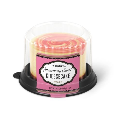 slide 1 of 1, 7-Select Mini Strawberry Cheesecake, 4 oz