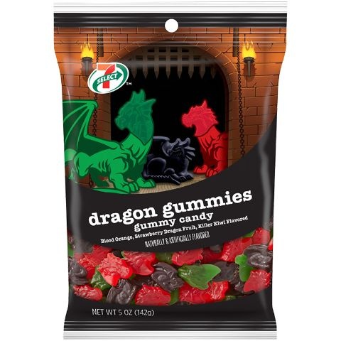 slide 1 of 1, 7-Select Dragon Gummies, 5 oz