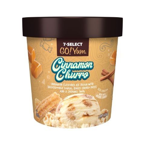 slide 1 of 1, 7-Select Goyum Cinnamon Churro Pint, 1 pint