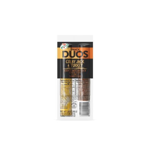 slide 1 of 1, 7-Select Snack Duos Colby Jack & Turkey, 1.58 oz