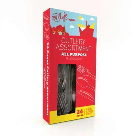 slide 1 of 1, 24/7 Life Cutlery Assortment All Purpose, 1 ct
