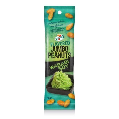 slide 1 of 1, 7-Select Wasabi Soy Peanuts, 2.25 oz