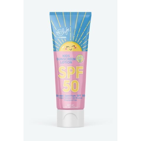 slide 1 of 1, 7-Eleven 24/7 Life Kids Sunscreen Lotion Spf 50, 8 oz