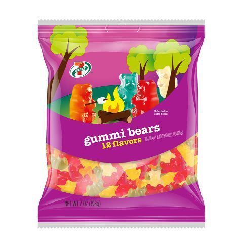 slide 1 of 1, 7-Select Gummi Bears, 7 oz