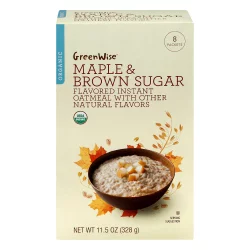 GreenWise Organic Maple & Brown Sugar Instant Oatmeal