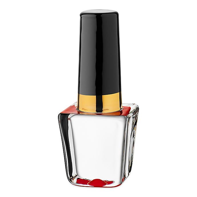 slide 1 of 1, Kosta Boda Make Up Mini Nail Polish Bottle Figurine - Red, 1 ct