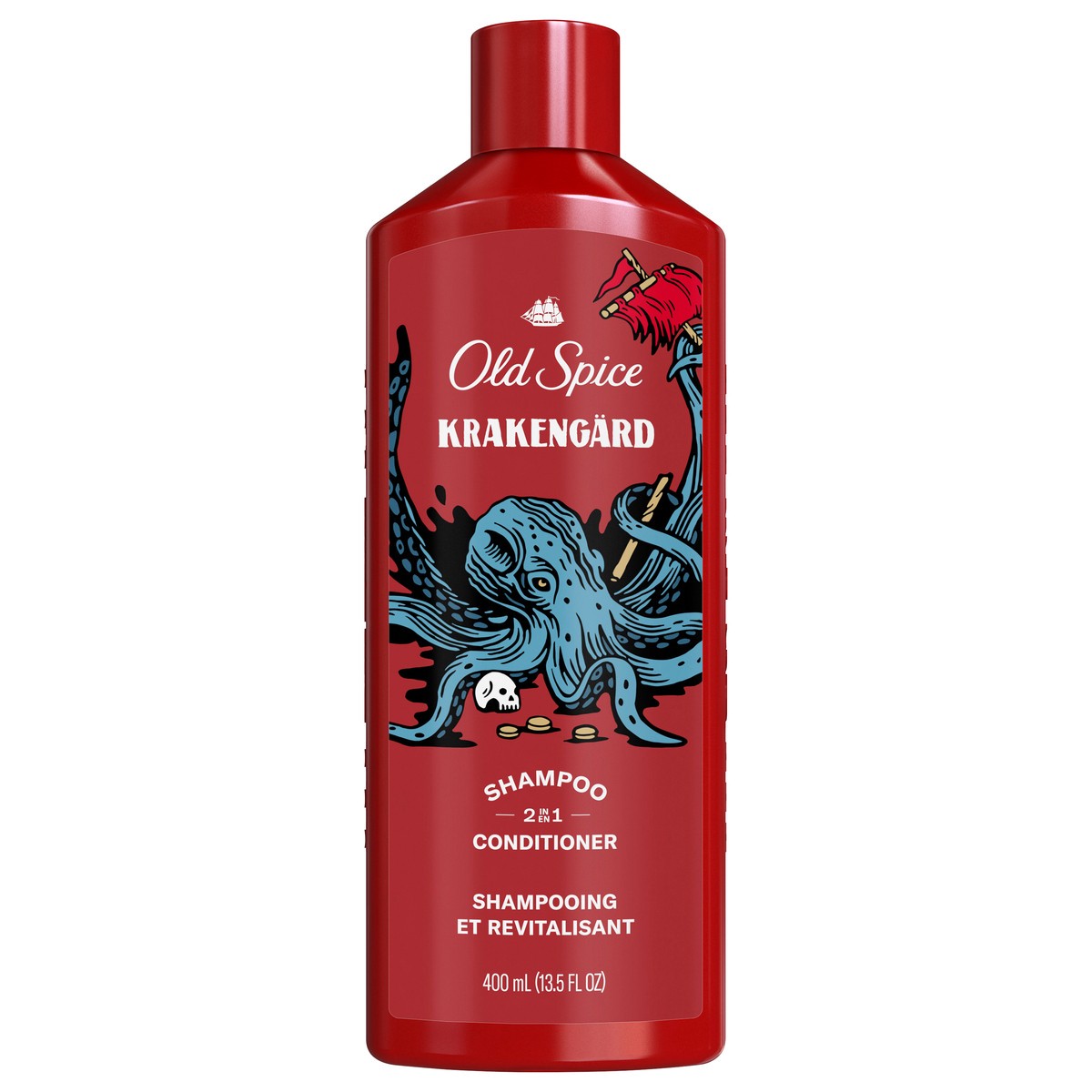 slide 1 of 1, Old Spice Krakengard 2in1 Shampoo and Conditioner for Men, 13.5 fl oz, 13.5 fl oz