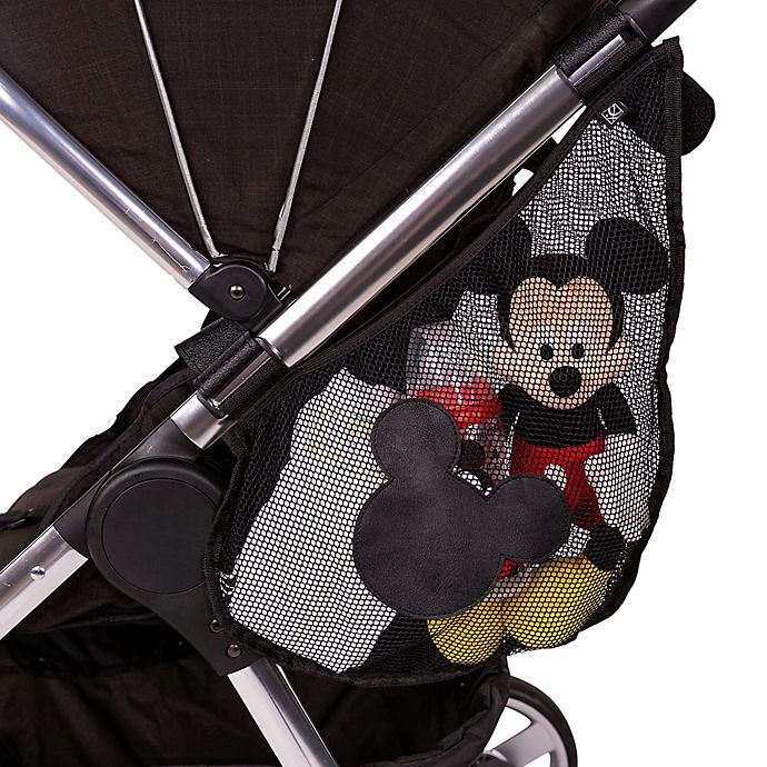 slide 2 of 7, J.L. Childress Disney Baby Side Sling Stroller Storage Net - Black, 1 ct