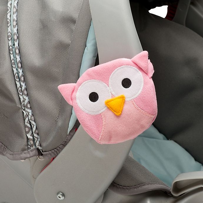 slide 3 of 5, J.L. Childress Owl Pacifier Pal Pacifier Pocket - Pink, 1 ct