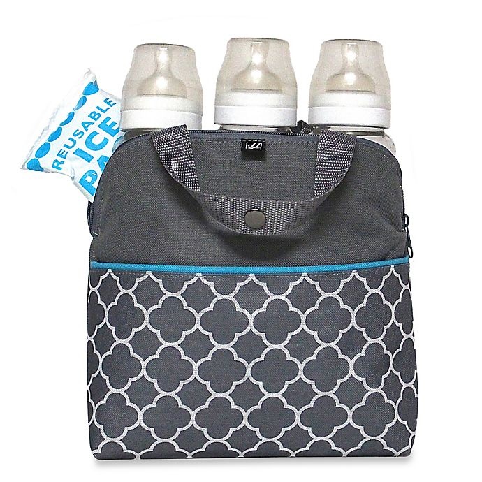 slide 6 of 6, J.L. Childress MaxiCOOL Insulated Cooler Tote - Grey Clover, 4 ct