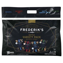 Frederik's by Meijer Kettle Chips Variety Pack - 18 ct; 18 oz
