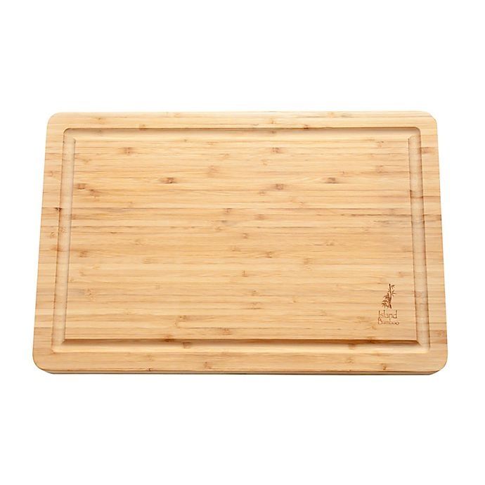 slide 2 of 5, Island Bamboo Pro Block Carving Board, 12 in x 18 in